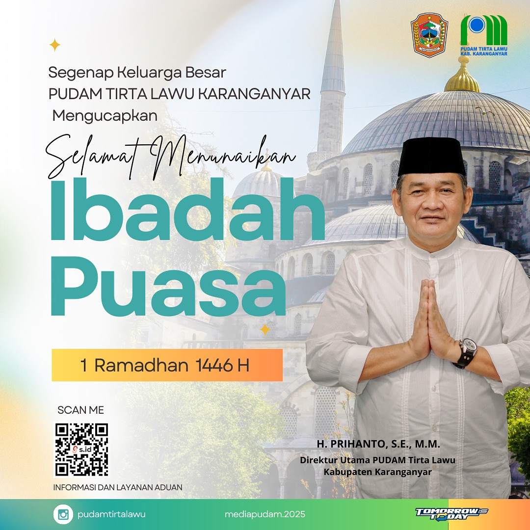 SELAMAT MENUNAIKAN IBADAH PUASA 1 RAMADHAN 1446 H